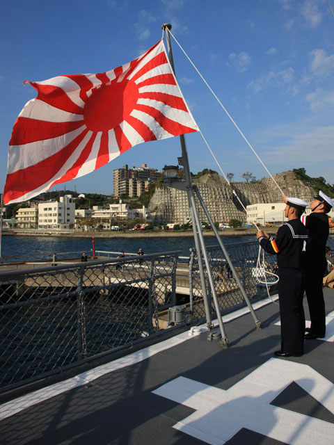 日本軍旗 シルク　　第二次世界大戦　旧日本軍