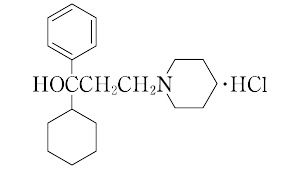 トリヘキシフェニジル塩酸塩（読み）トリヘキシフェニジルエンサンエン
