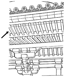 飛檐垂木〈和歌山県根来寺多宝塔〉