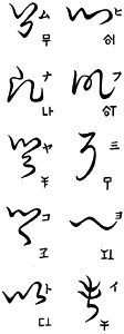 日文〈神字日文伝〉