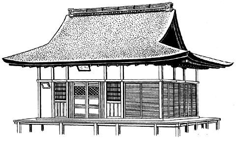 入母屋造〈京都府　慈照寺東求堂〉