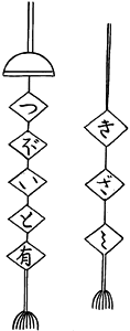 切子看板〈足薪翁記〉