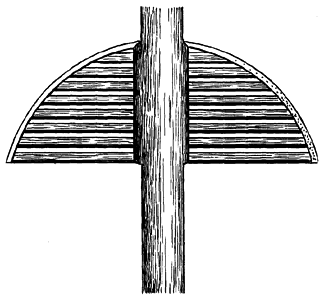 櫛形の穴〈京都御所〉