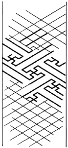 表稲妻〈模様雛形〉