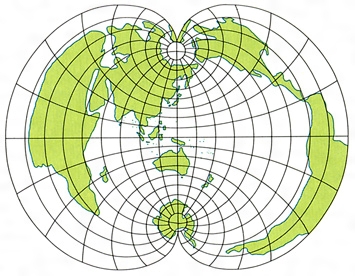 正距円錐図法