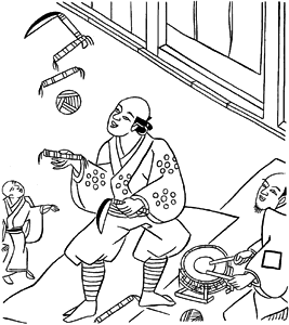 綾織<b>④</b>〈人倫訓蒙図彙〉