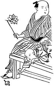 風車<b>②</b>〈河内名所図会〉