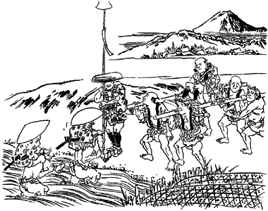 川越し<b>③</b>〈金草鞋〉