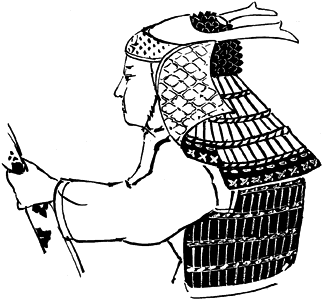 鍬形<b>①</b>〈伴大納言絵詞〉