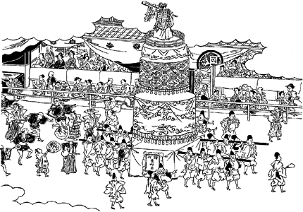 山王祭<b>②</b>〈江戸名所図会〉