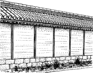 築地<b>①</b>〈奈良県法隆寺〉