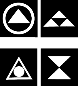 丸に一つ鱗@赤垣鱗@北条鱗@二つ鱗