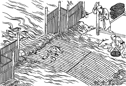 梁〈日本山海名物図会〉